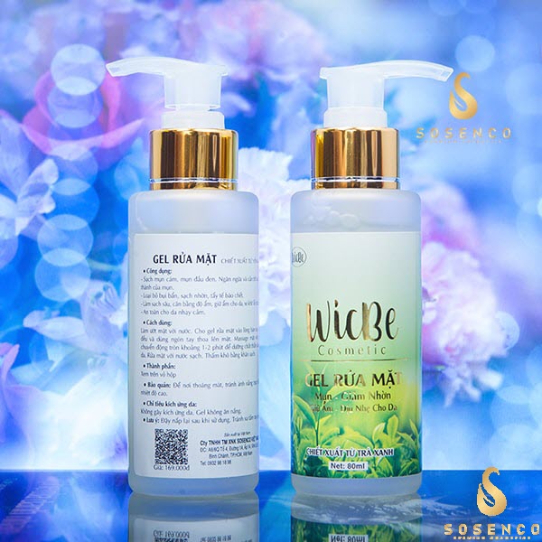 sữa rửa mặt trà xanh dạng gel